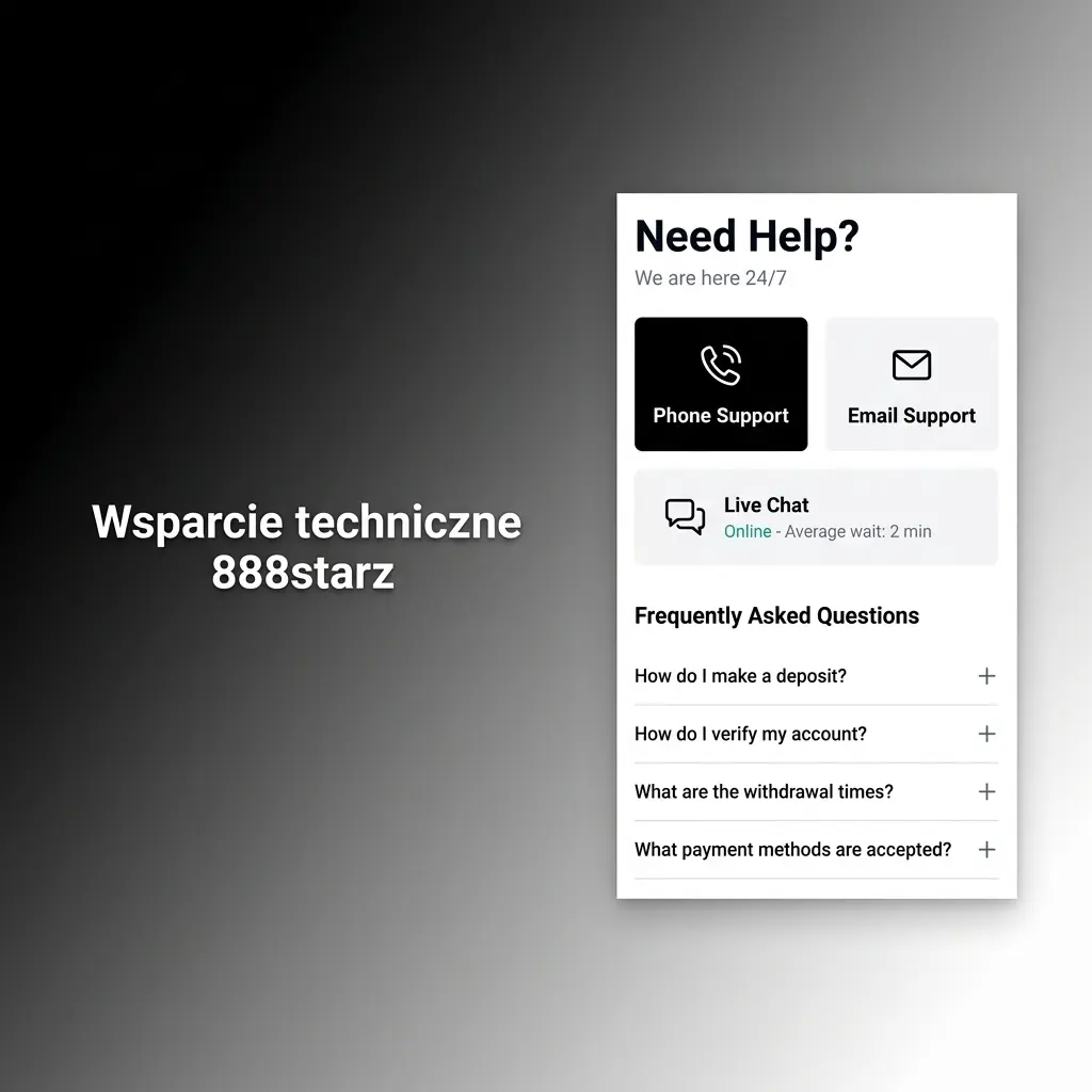Wsparcie techniczne 888starz – rozwiązywanie problemów z kontem, płatnościami i aplikacją mobilną
