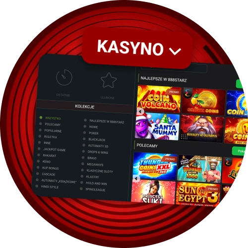 Odkryj tysiące automatów i gier na żywo w kasynie 888starz.