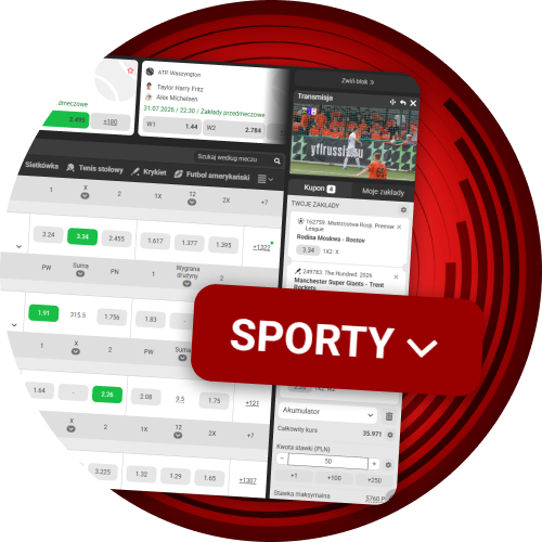 Wykorzystaj wysokie kursy na ponad 40 dyscyplin sportowych w 888starz.