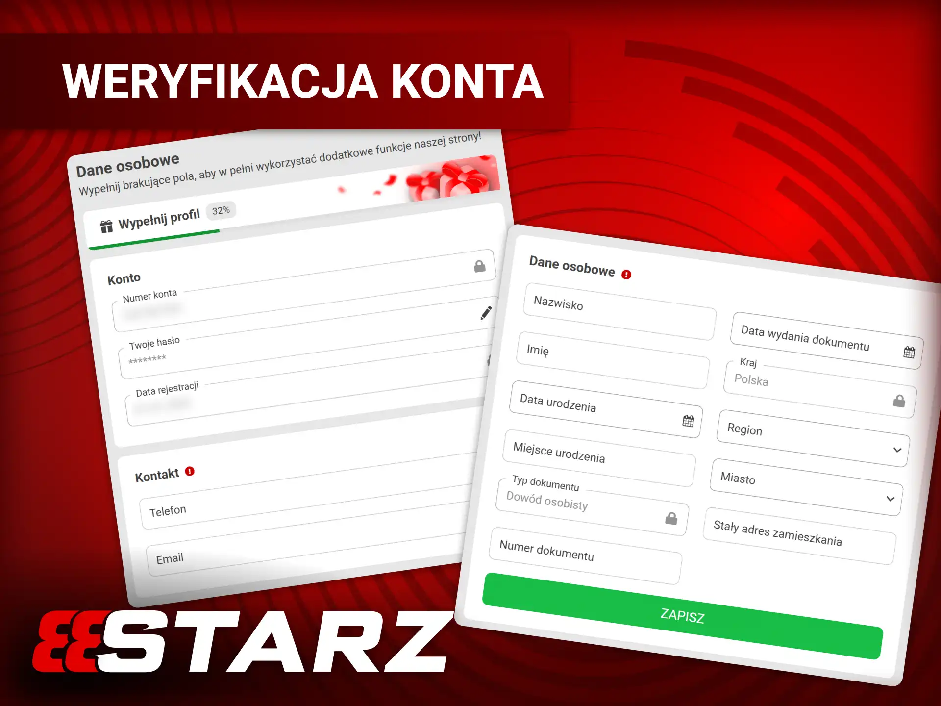 Przejdź weryfikację KYC na 888starz oficjalnej stronie dla graczy online.