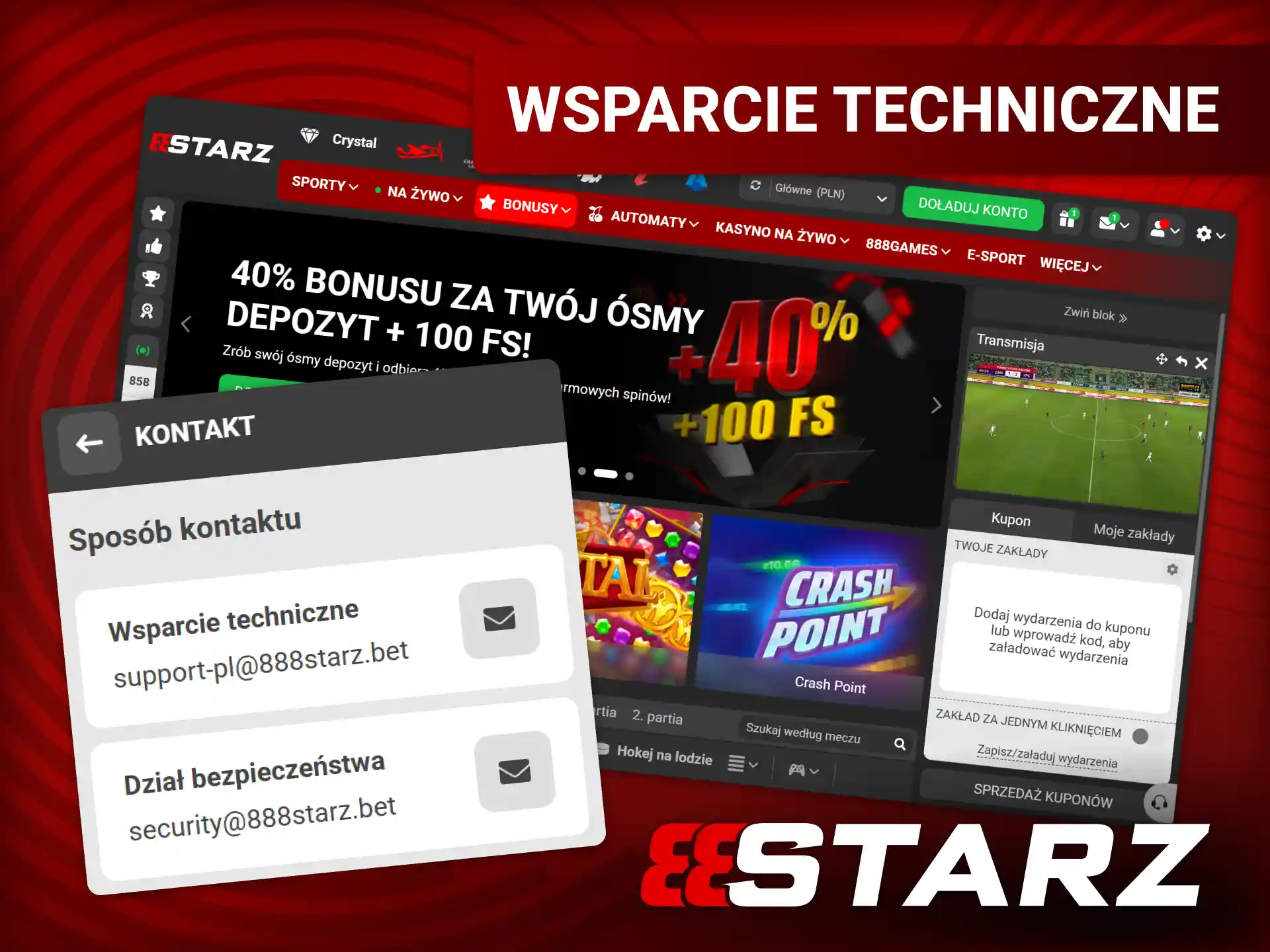 Uzyskaj szybkie wsparcie techniczne na 888starz oficjalnej platformie gier online.